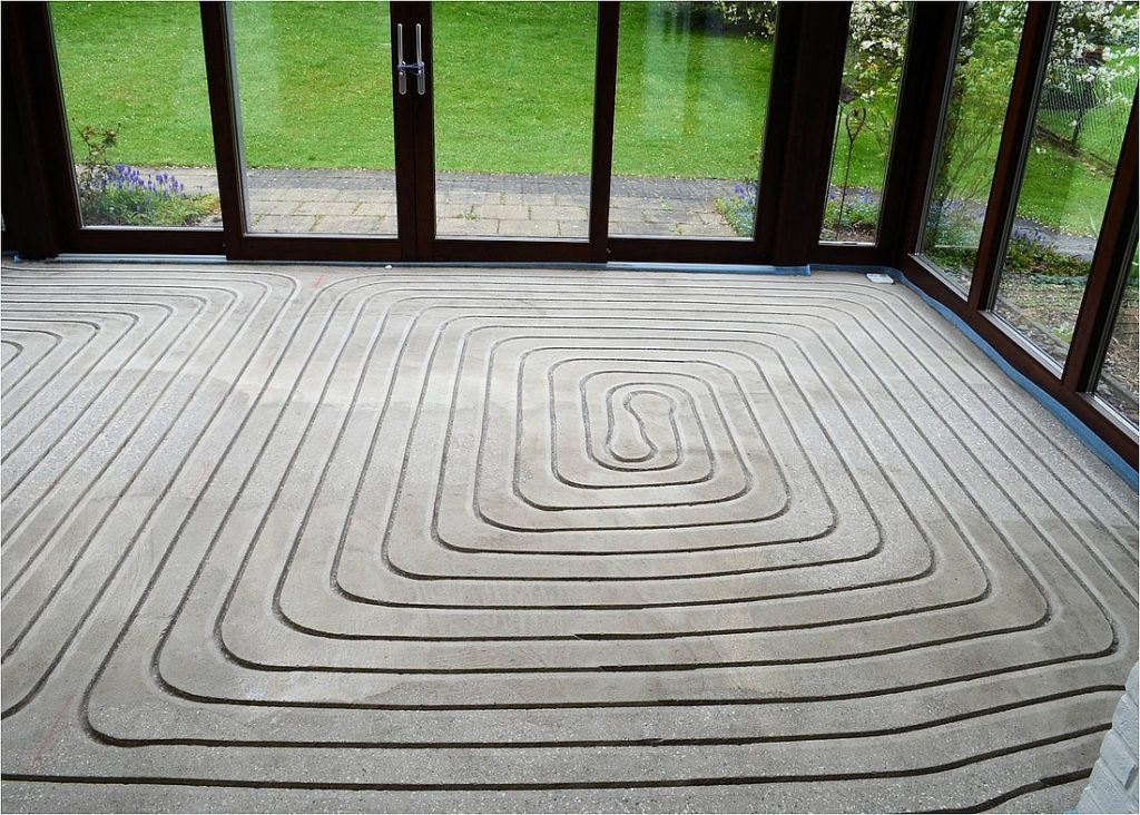 fußbodenheizung nachträglich fräsen estrich