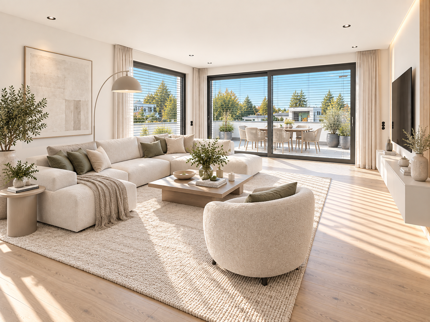 Penthouse Ansicht 2 möbliert